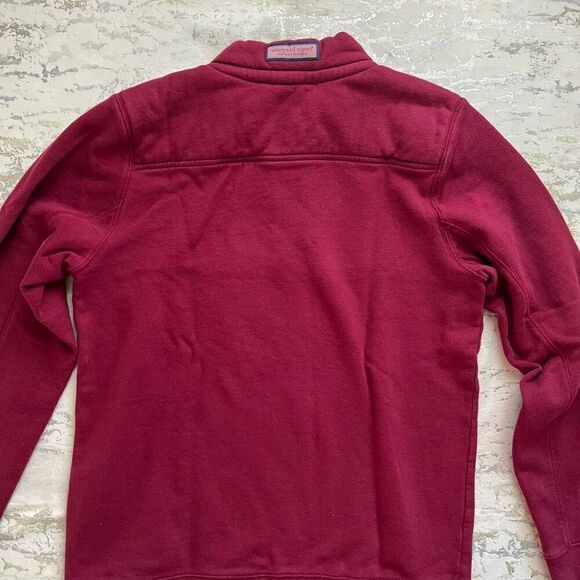 Vineyard Vines Collegiate 1/4 zip shep shirt pullover boys XL 18 - Picture 9 of 10